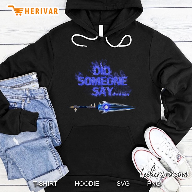 Did Someone Say..... Slim Fit Hoodie
