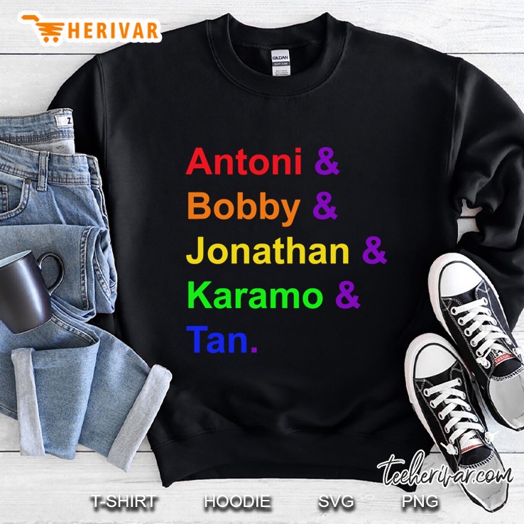Fab Five (Rainbow) Slim Fit Sweatshirt