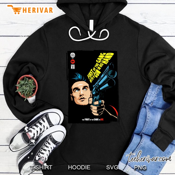 First Of The Gang With A Gun In His Hand Classic Hoodie