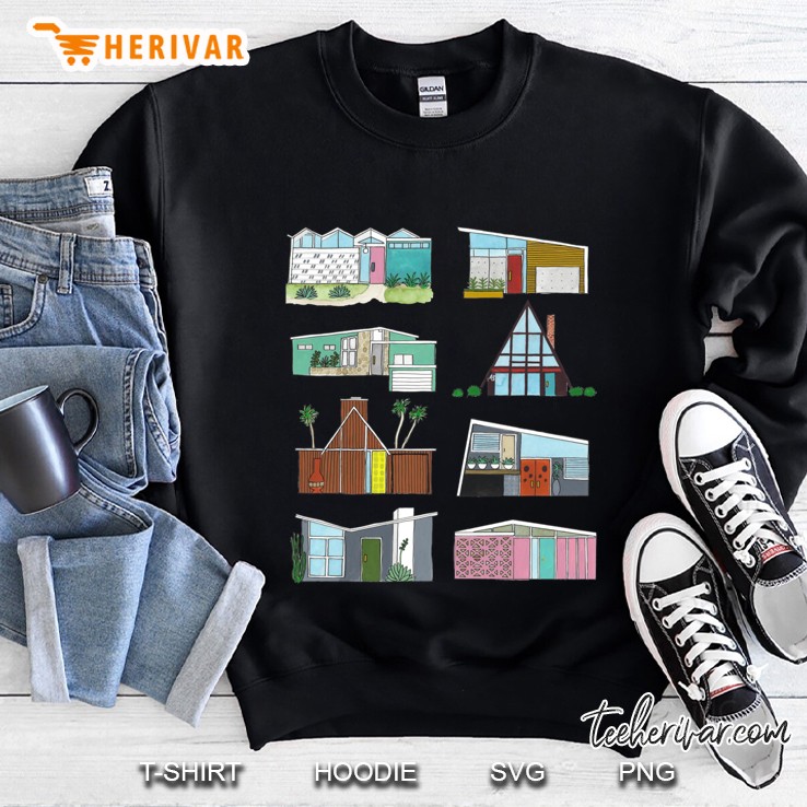Mid Century Modern Houses Classic Sweatshirt