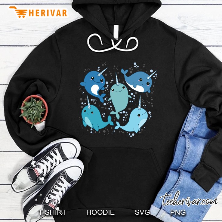 Narwhal Pattern Classic Hoodie