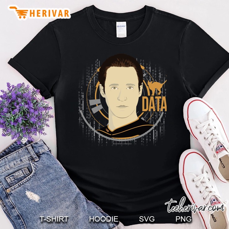 Star Trek Next Generation Data Sketch Poster Classic Shirt