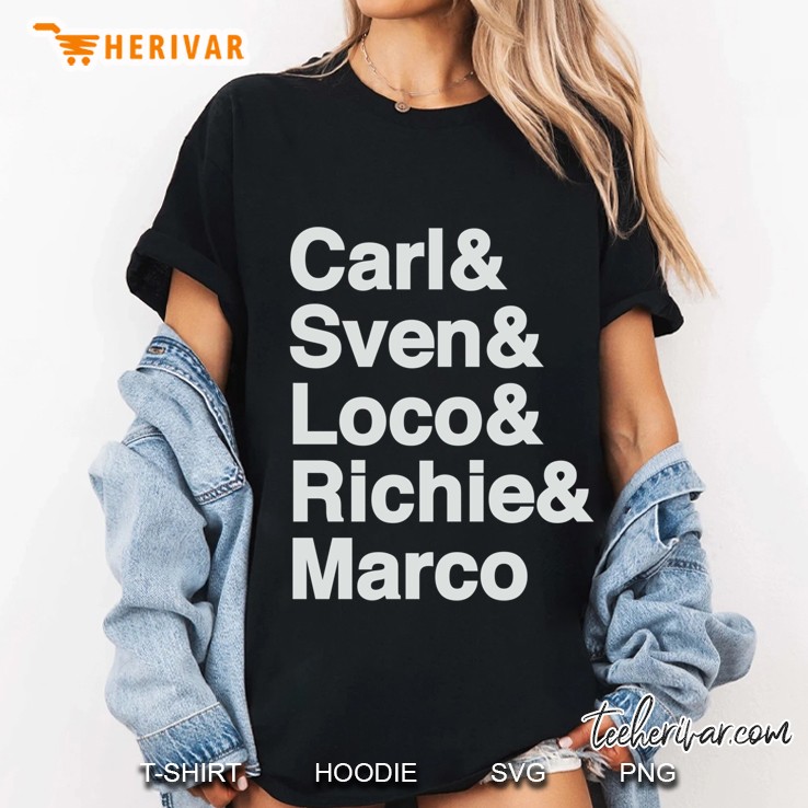 Techno Kings, Carl, Sven, Lodo, Richie And Marco - Designed For Techno Lovers Premium Ladies Tee