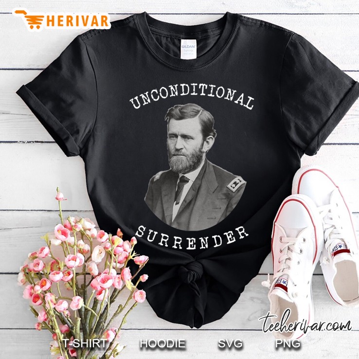 Unconditional Surrender Civil War General Ulysses S Grant Slim Fit Shirt