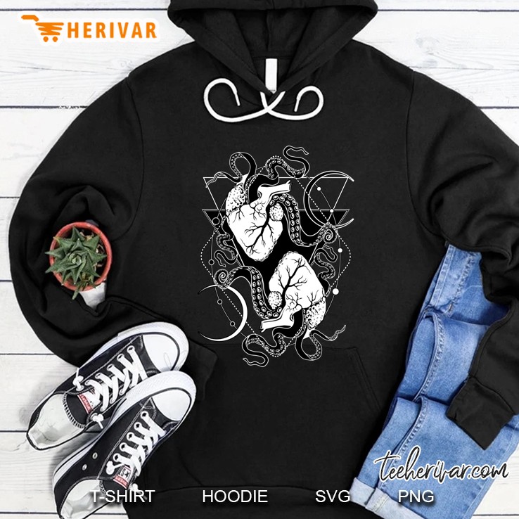 Valentines Day 01 The Macabre Tentacle Hearts Classic Hoodie