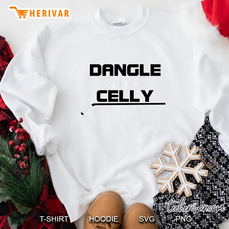 Dangle Snipe Celly - Funny Hockey Shirt Sweatshirt