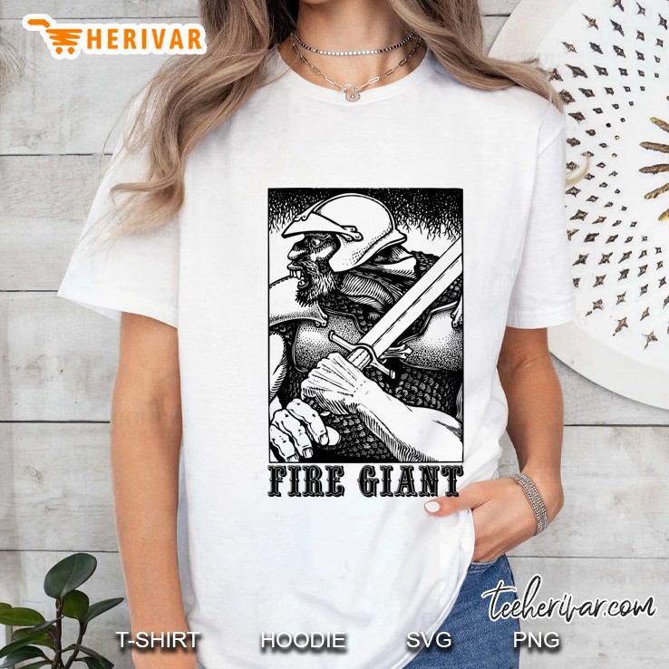 Ad&D Fire Giant Baseball ¾ Sleeve Ladies Tee
