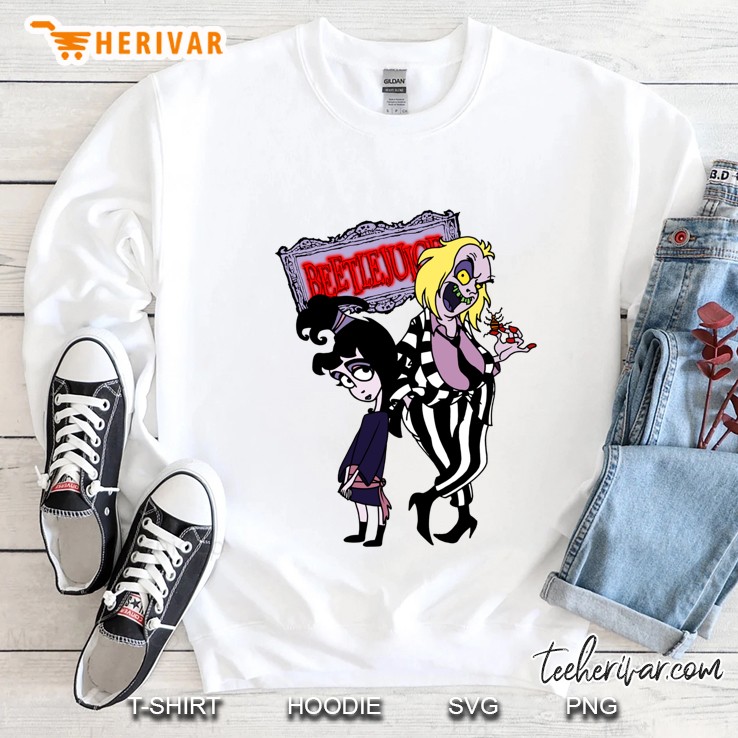 Beetlejuice - Lydia & Beetlejuice Group 01 Baseball ¾ Sleeve Sweatshirt