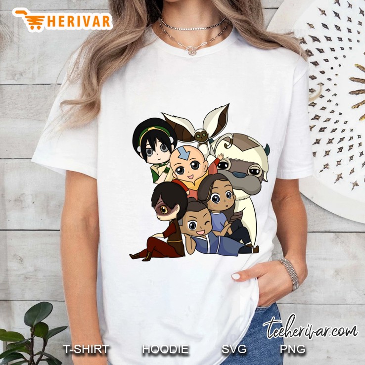 Chibi Avatar Gaang Classic Ladies Tee