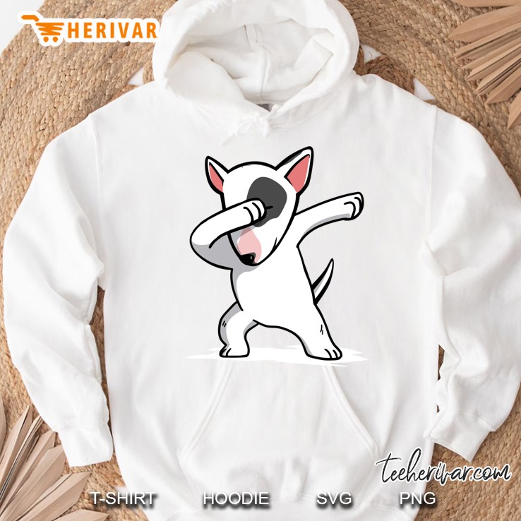 Funny Dabbing English Bull Terrier Slim Fit Hoodie