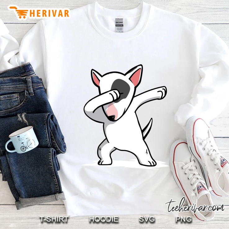 Funny Dabbing English Bull Terrier Slim Fit Sweatshirt