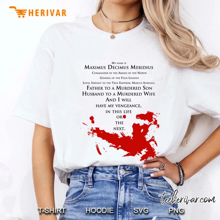 Gladiator - My Name Is Maximus Decimus Meridius... Slim Fit Ladies Tee