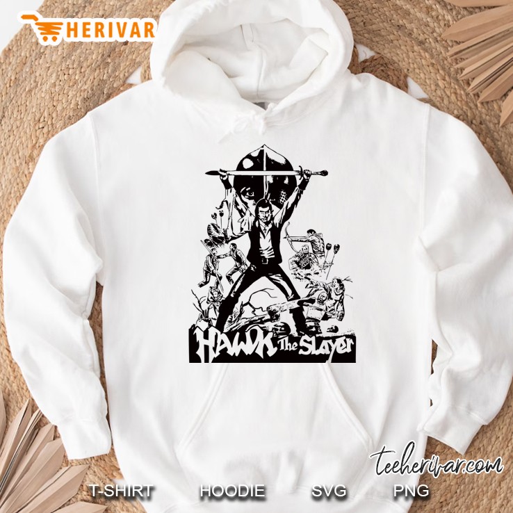 Hawk The Slayer (Black) Slim Fit Hoodie