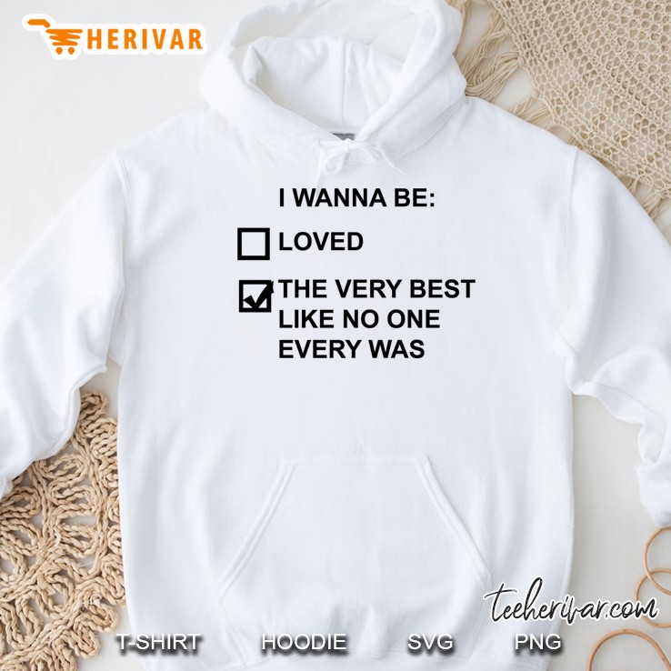 I Wanna Be (Black Text) Slim Fit Hoodie