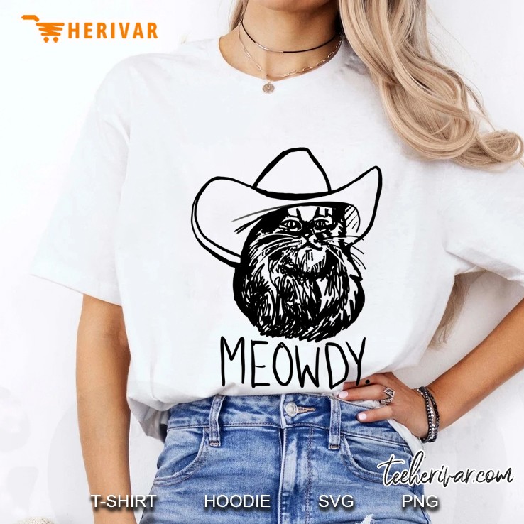 Meowdy Texas Cat Meme Classic Hoodie