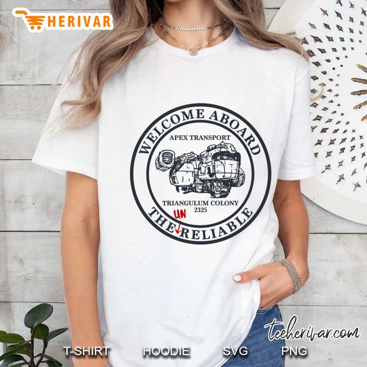 Welcome Aboard The Unreliable The Outer Worlds Ladies Tee