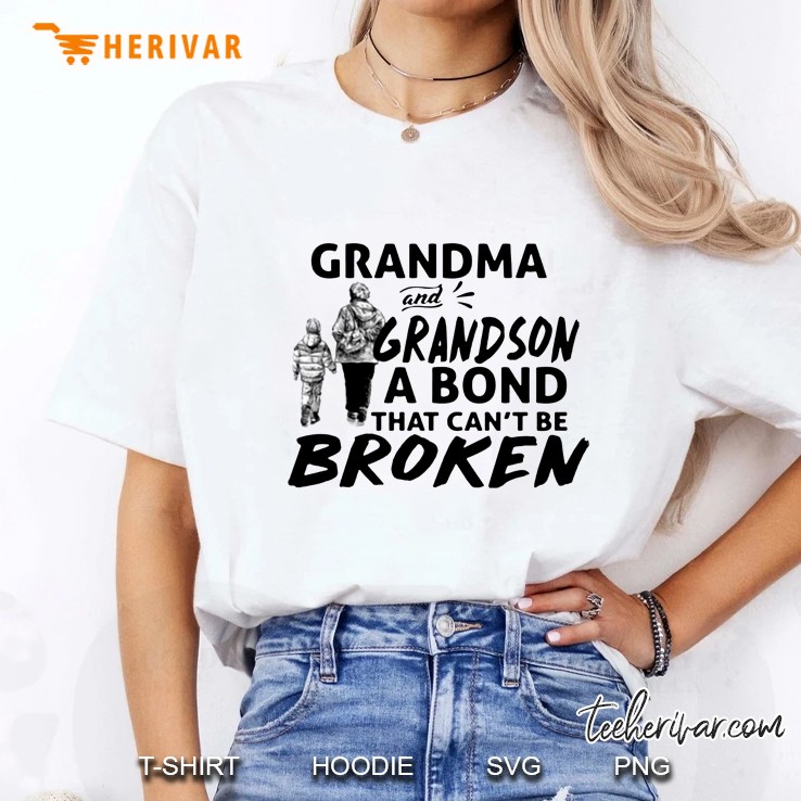 Grandma And Grandson A Bond That Can't Be Broken Hoodie