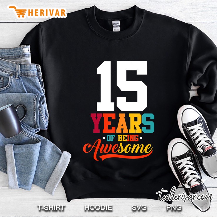 15 Years Of Being Awesome Gifts 15 Years Old 15Th Birthday Mugs