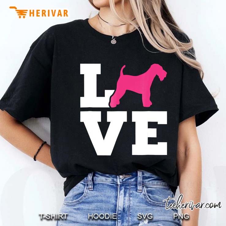Airedale Terrier Love Ladies Tee