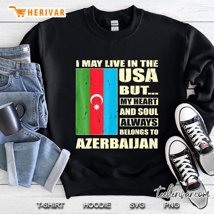 Azerbaijan Flag Patriotic For Azerbaijani Sweatshirt