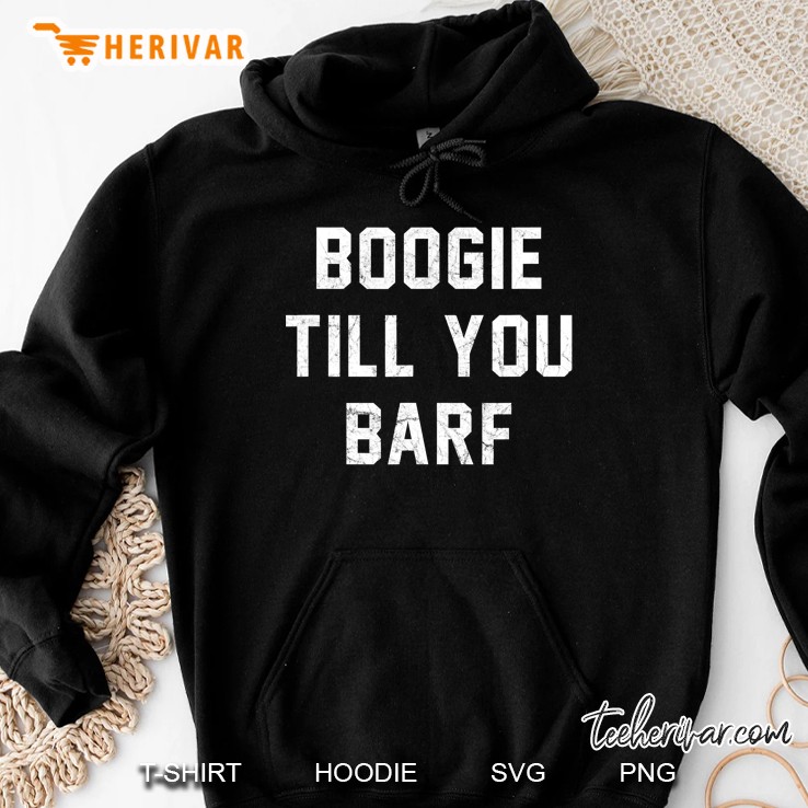 Boogie Till You Barf Funny Biker Distressed Style Mugs