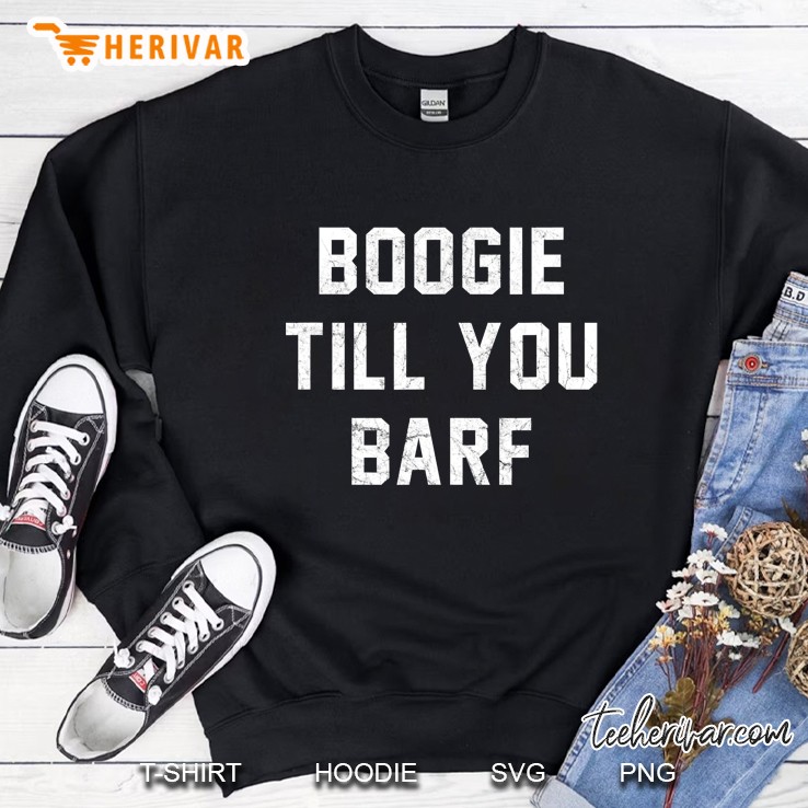 Boogie Till You Barf Funny Biker Distressed Style Mugs