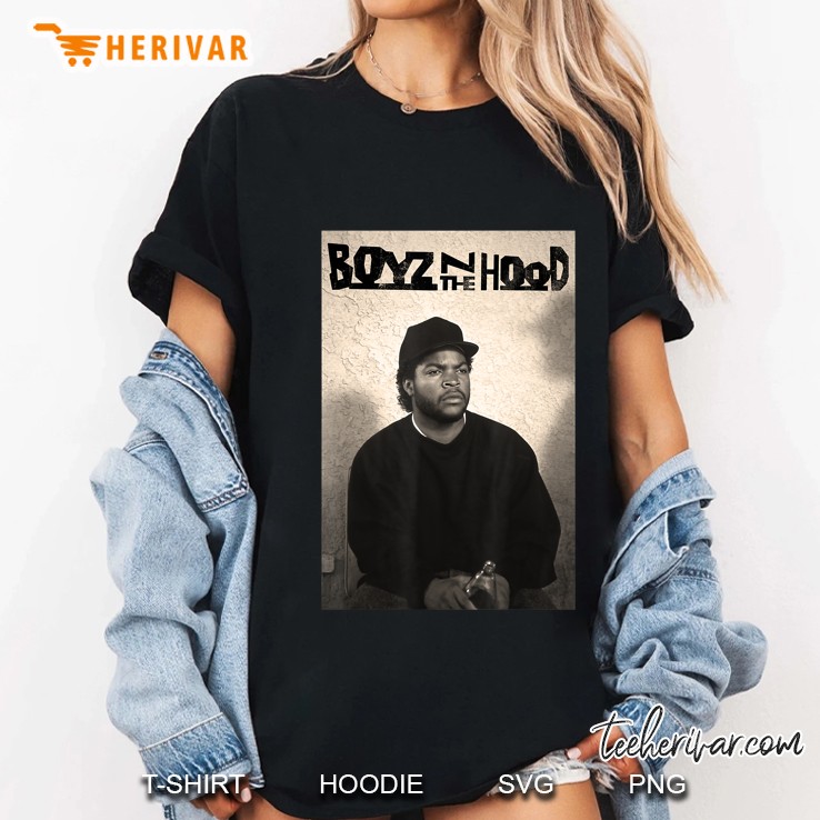 Boyz N The Hood Doughboy Mean Mug Photo Logo Hoodie