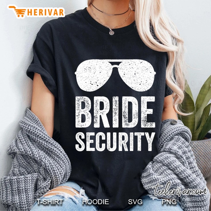 Bride Security Funny Wedding Ladies Tee