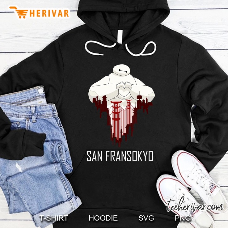 Big Hero 6 Baymax San Fransokyo Love Hoodie