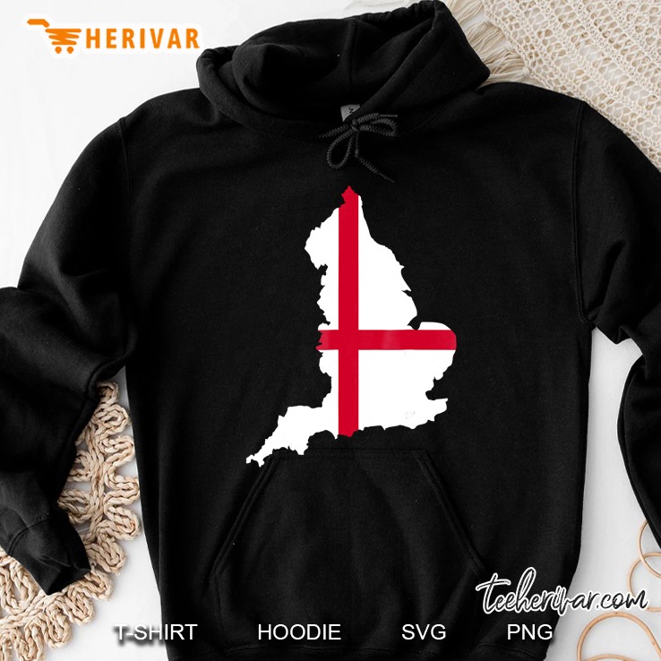 England Map Flag Hoodie
