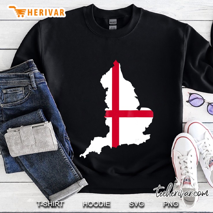 England Map Flag Sweatshirt