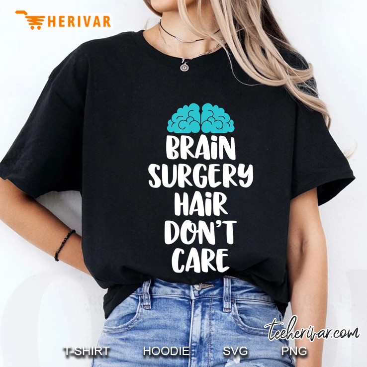 Funny Brain Surgery Recovery Get Well Soon Humorous Gift Ladies Tee