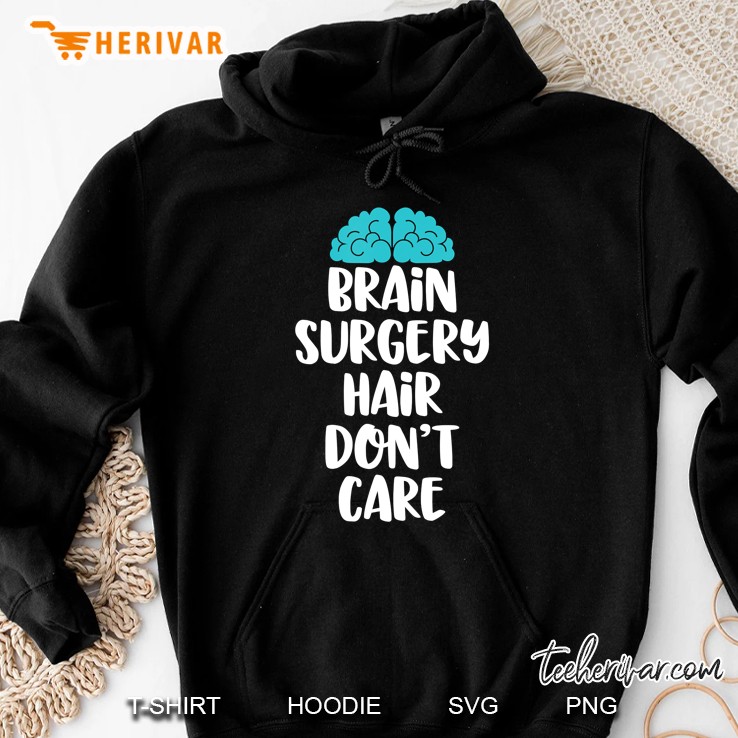 Funny Brain Surgery Recovery Get Well Soon Humorous Gift Hoodie