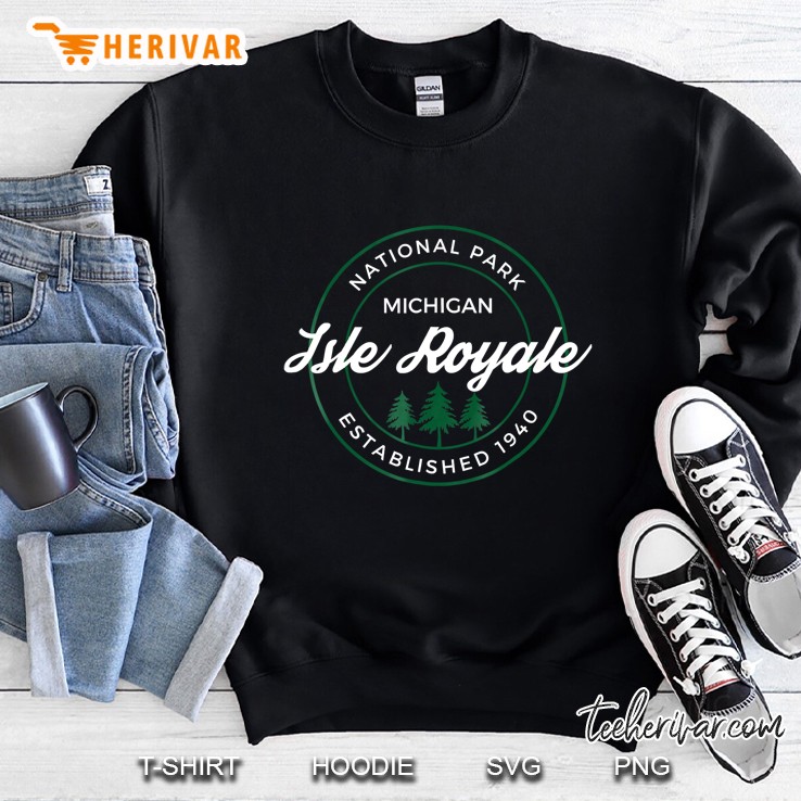 Isle Royale National Park Michigan Sweatshirt
