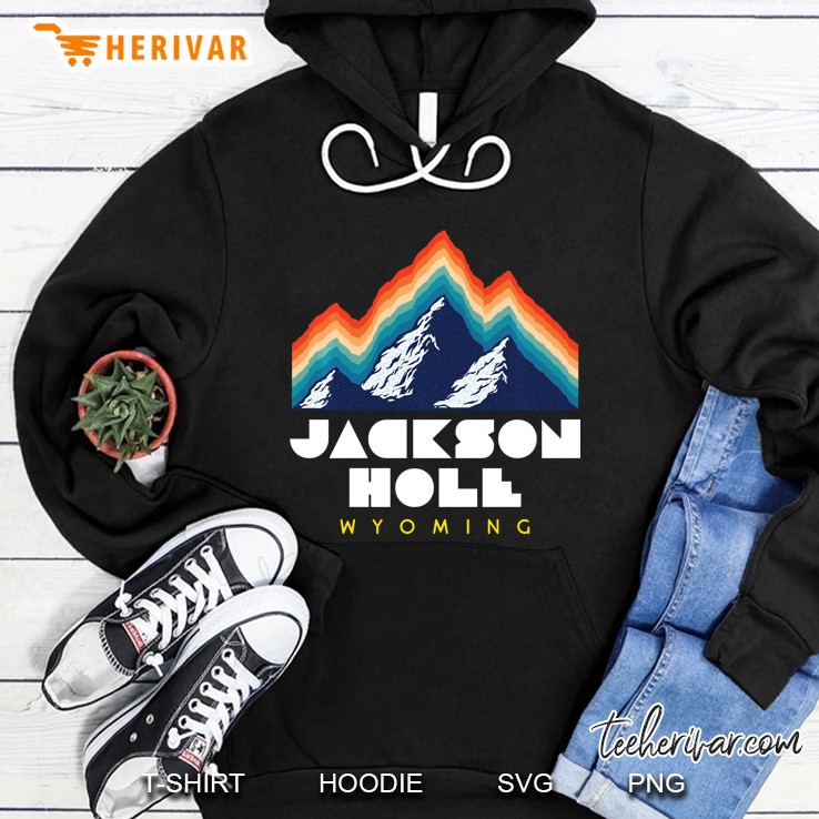 Jackson Hole Wyoming - Usa Ski Resort 1980S Retro Hoodie