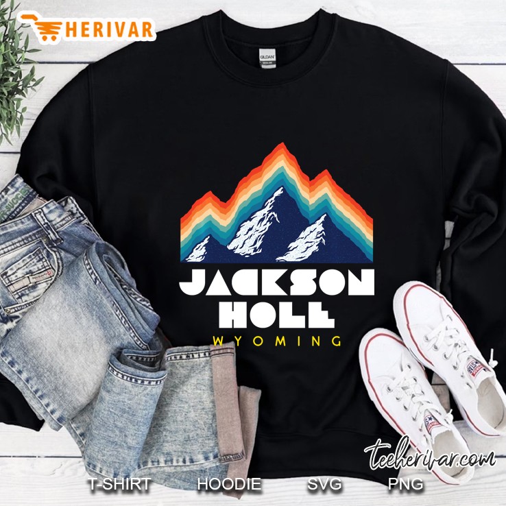 Jackson Hole Wyoming - Usa Ski Resort 1980S Retro Sweatshirt