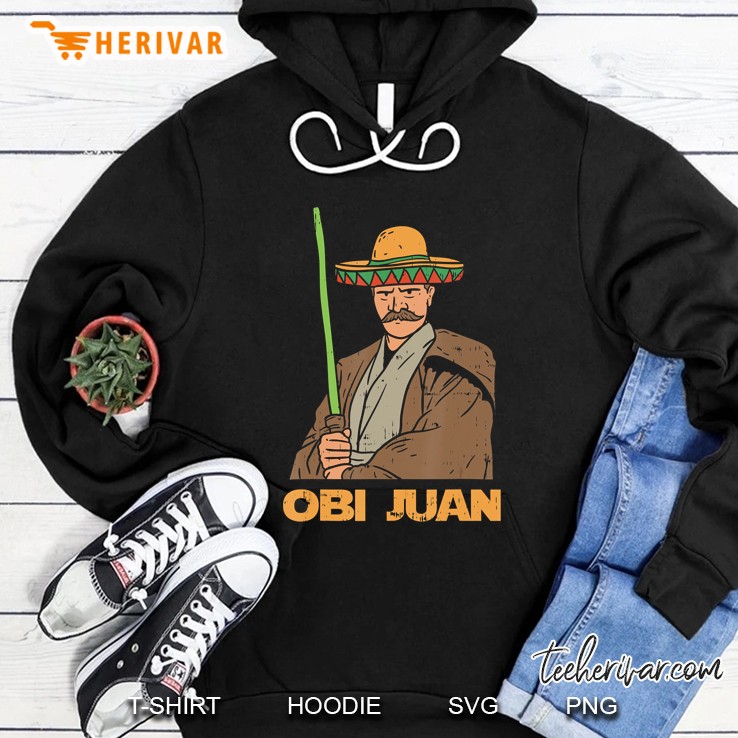 Mexican Obi Juan With Sombrero Funny Movie Parody Hoodie