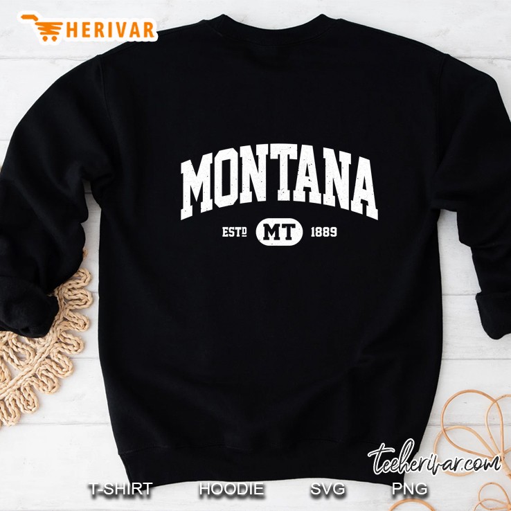 Montana Retro Vintage Montana Gifts Mt Sweatshirt