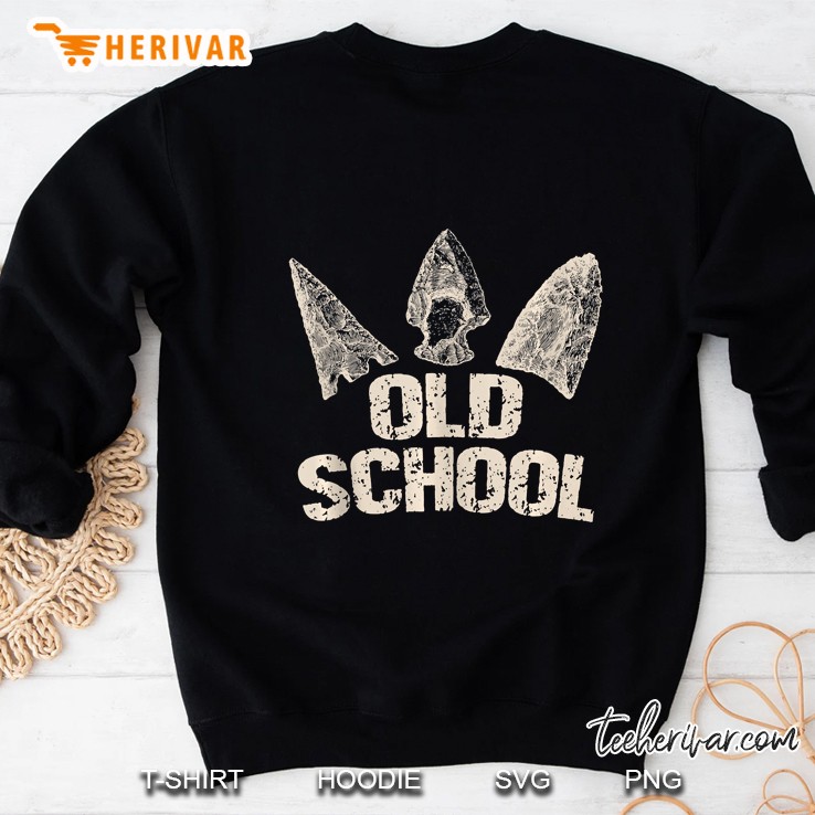 Vintage Arrowhead Hunting Old School Archery Arrow Heads Sweatshirt