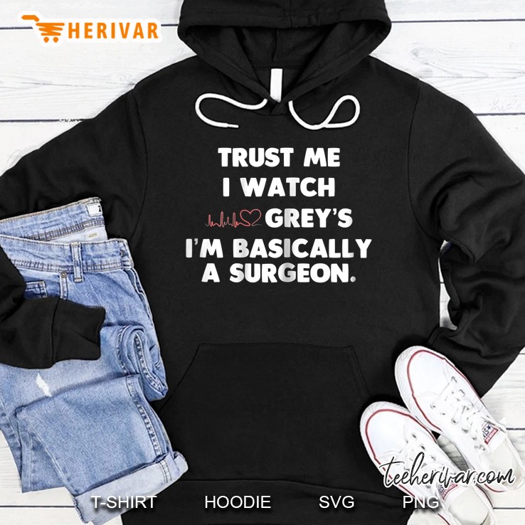 Womens Trust Me I Watch Grey