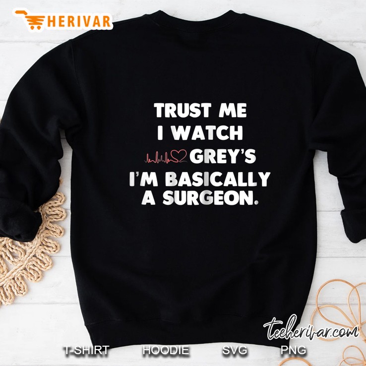 Womens Trust Me I Watch Grey