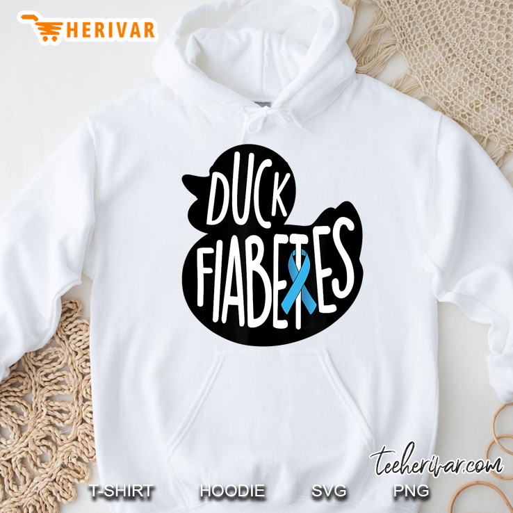 Duck Fiabetes Type1 T1 Diabetes For Men Women Funny Hoodie