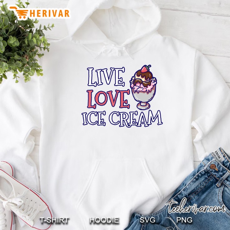 Ice Cream Summer Treats Inspirational Hoodie