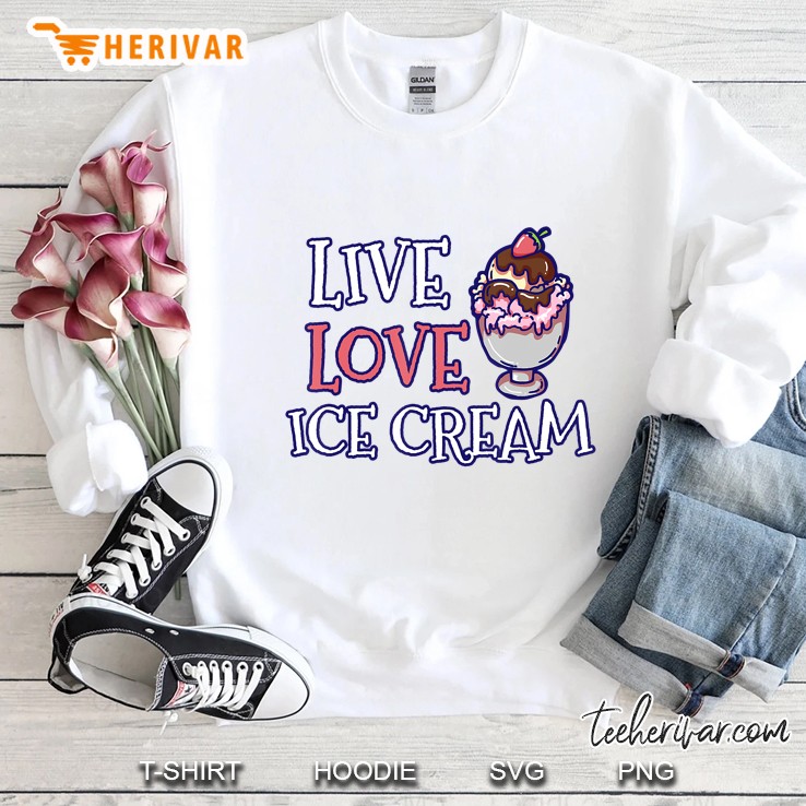 Ice Cream Summer Treats Inspirational Sweatshirt
