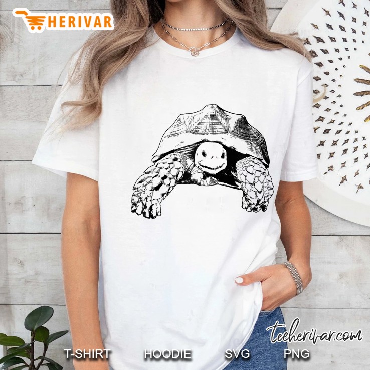 Sulcata Tortoise African Spurred Tortoise Turtle Ladies Tee