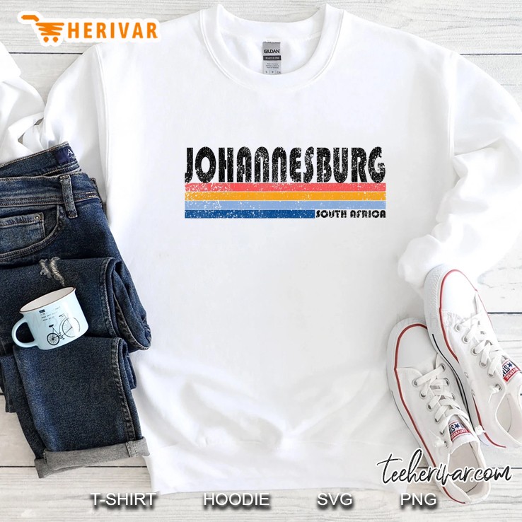 Vintage 1980S Style Johannesburg South Africa Sweatshirt