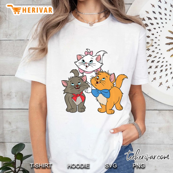 Women, Girls Marie Cat Cartoon Tee, Aristocats Kitten Gift Premium Ladies Tee