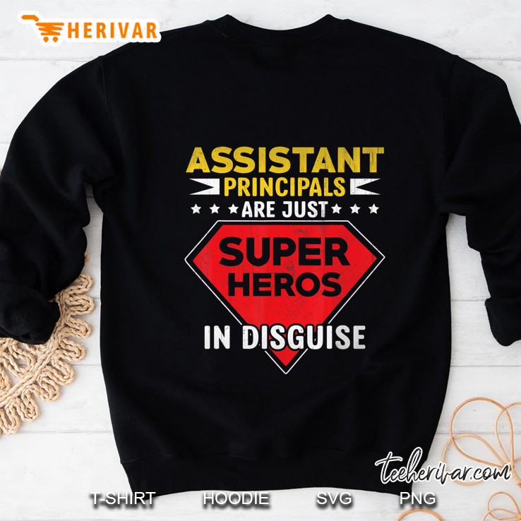 Assistant Principals Are Just Super Heroes In Disguise Shirt Sweatshirt