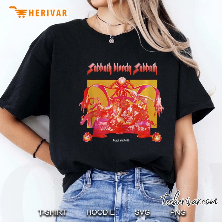 Black Sabbath Official Sabbath Bloody Sabbath Bright Tank Top Ladies Tee