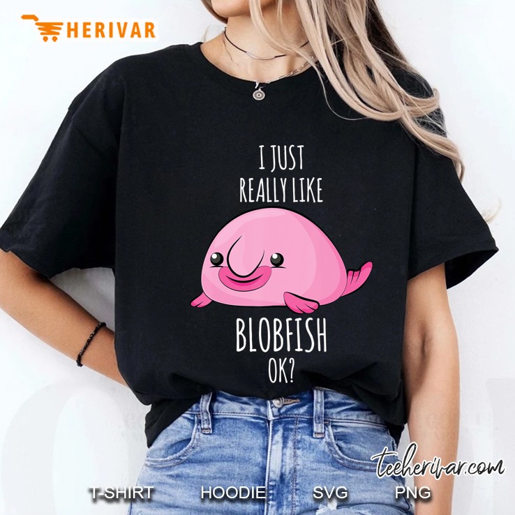 Blobfish Or Fathead Shirt For Creatures Lovers Ladies Tee